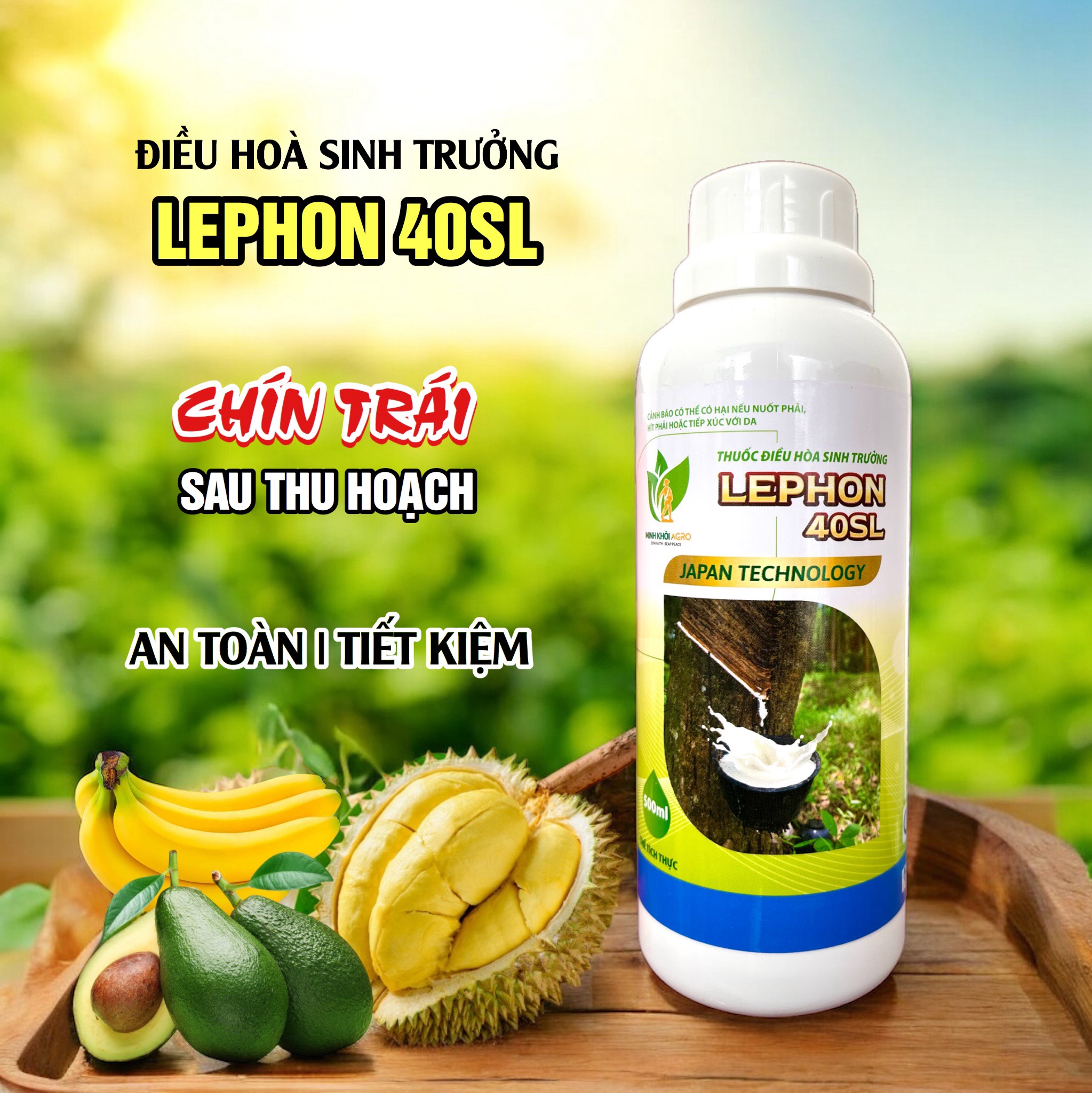 Thuốc điều hòa sinh trưởng LEPHON 40SL - Chai 500ml
